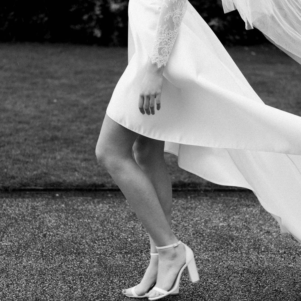Bridal Separates By KMR Bespoke Bridal | Bright Wedding Bouquet | Sheffield Botanical Gardens | Sarah Folega Fine Art Photography