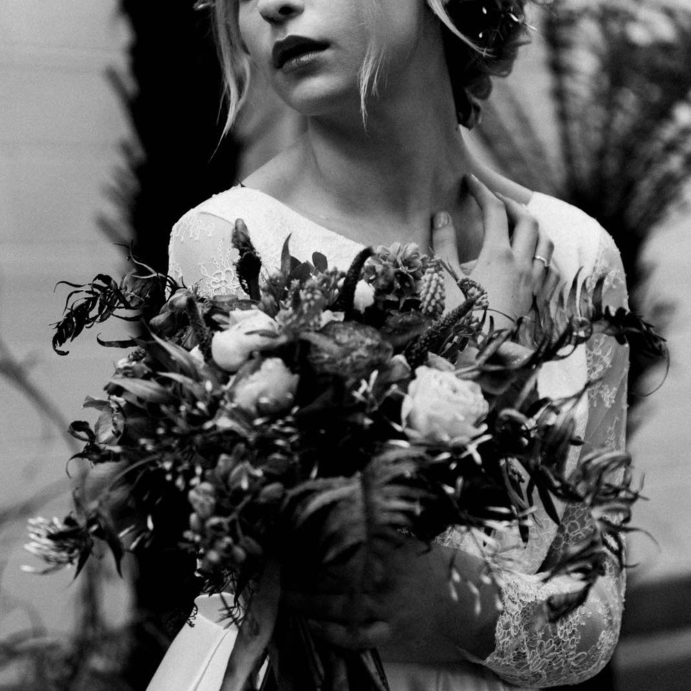Bridal Separates By KMR Bespoke Bridal | Bright Wedding Bouquet | Sheffield Botanical Gardens | Sarah Folega Fine Art Photography