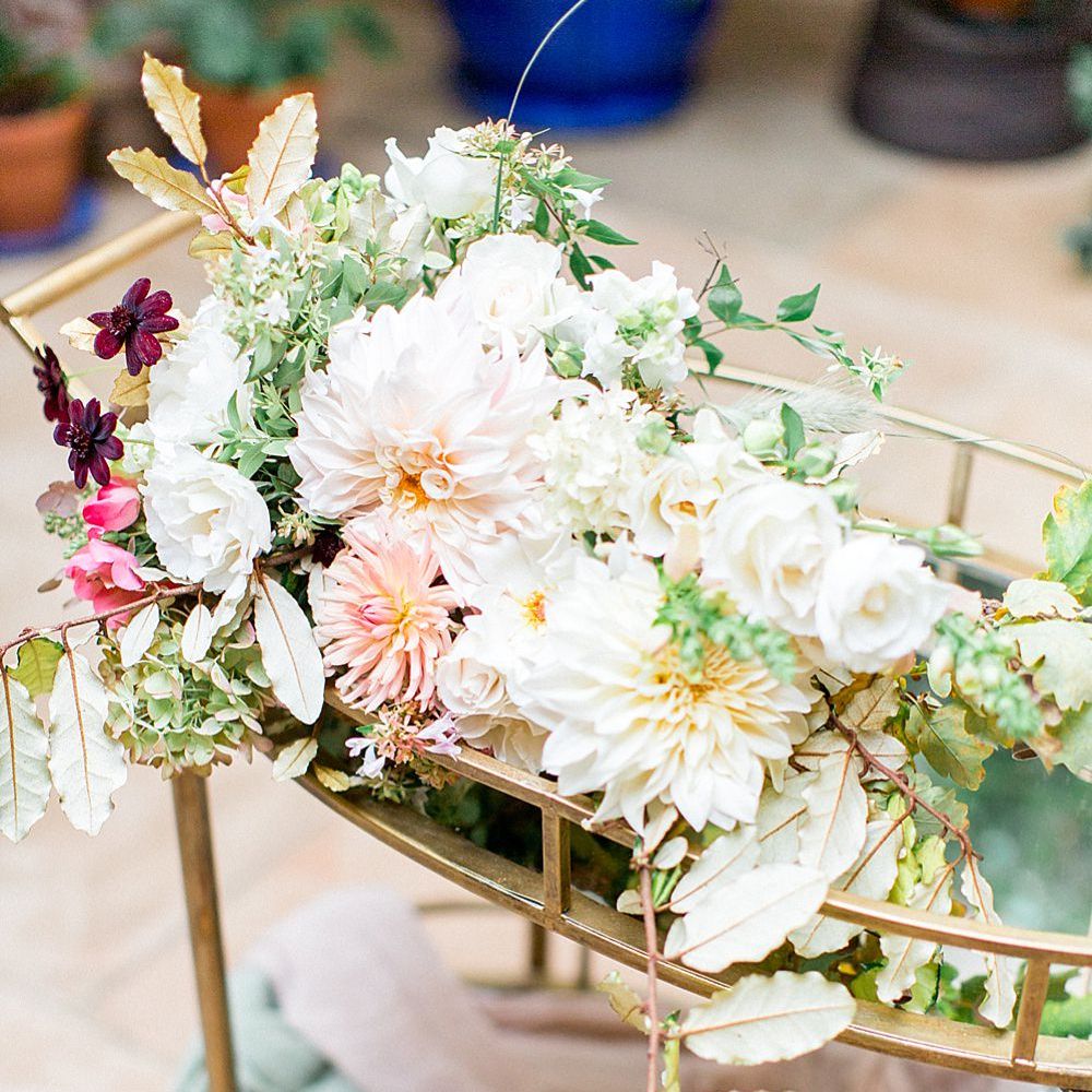Floribunda Rose Wedding Flowers | Botanical Boho Luxe Inspiration | Philippa Sian Photography