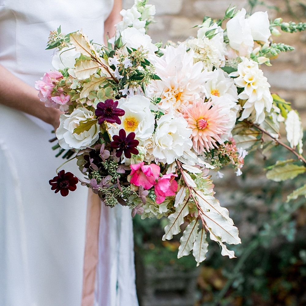 Floribunda Rose Wedding Bouquet | Botanical Boho Luxe Inspiration | Philippa Sian Photography