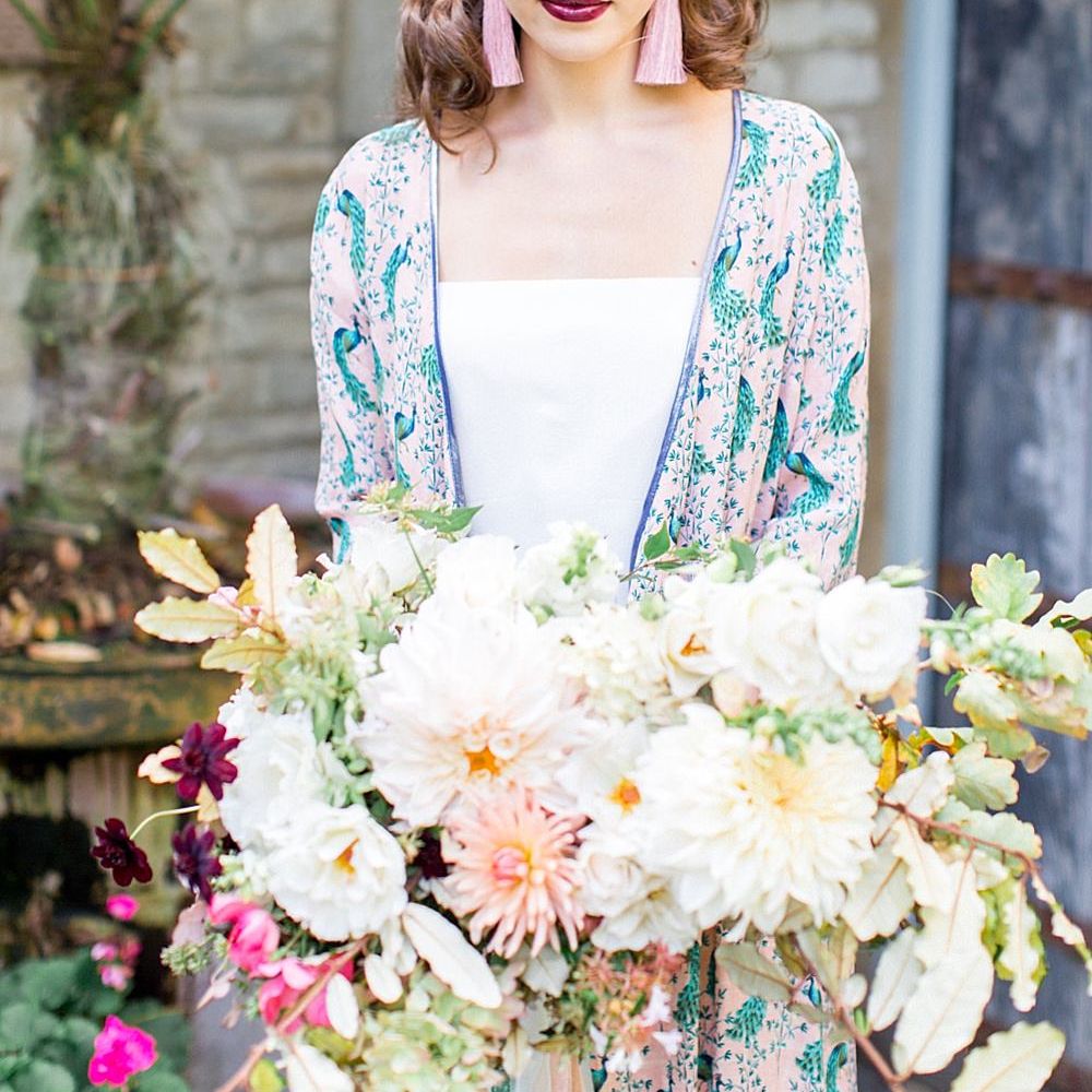 Bridal Beauty | Botanical Boho Luxe Inspiration | Philippa Sian Photography
