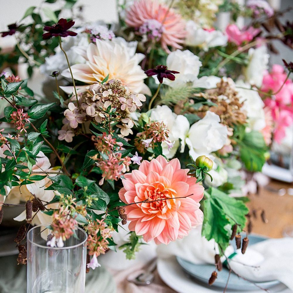 Flower Installation & Tablescape | Botanical Boho Luxe Inspiration | Philippa Sian Photography
