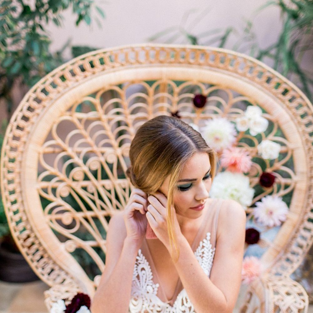 Bridal Beauty | Botanical Boho Luxe Inspiration | Philippa Sian Photography