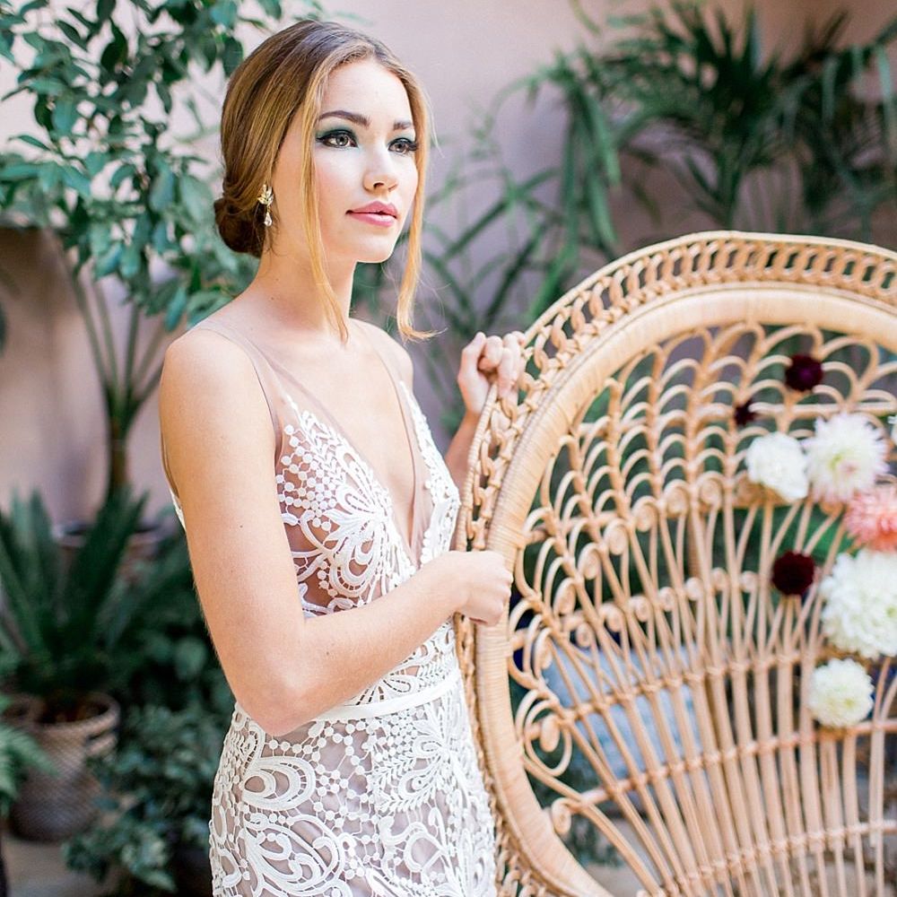 Bridal Beauty | Botanical Boho Luxe Inspiration | Philippa Sian Photography