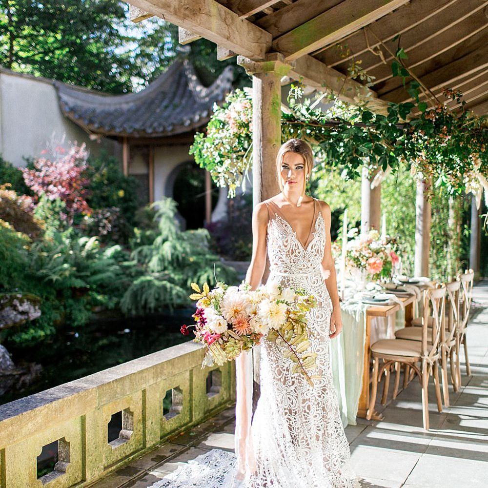 Bridal Beauty | Botanical Boho Luxe Inspiration | Philippa Sian Photography