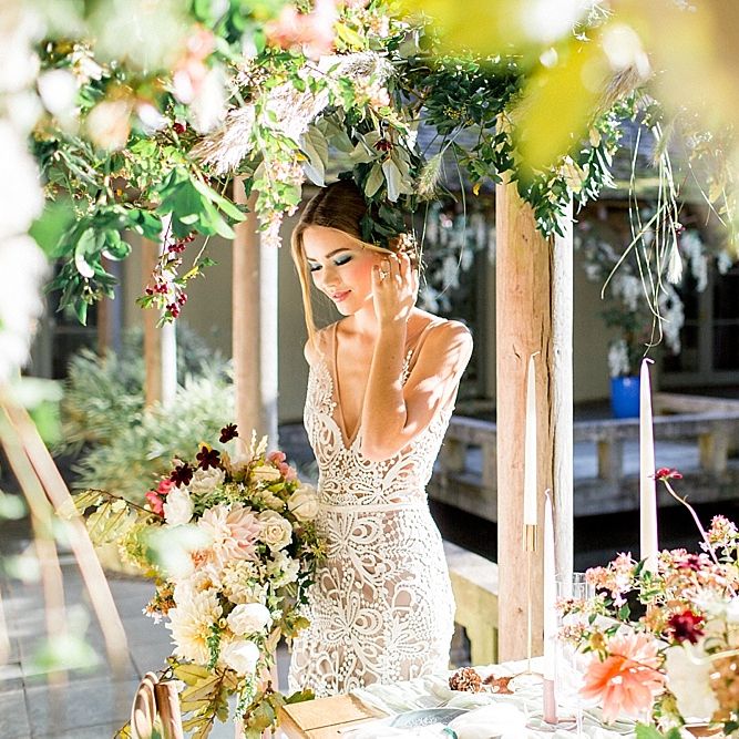 Bride | Botanical Boho Luxe Inspiration | Philippa Sian Photography