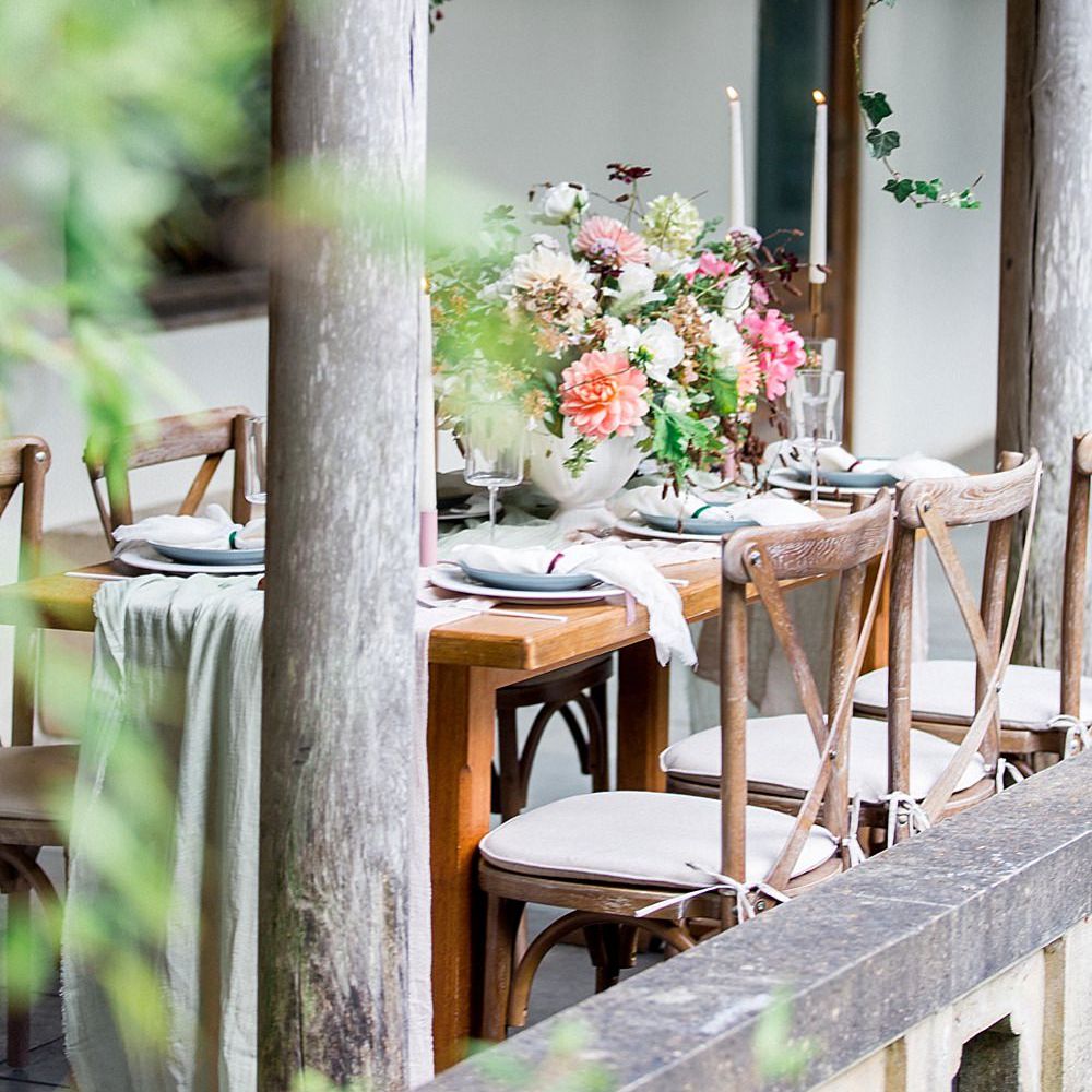 Flower Installation & Tablescape | Botanical Boho Luxe Inspiration | Philippa Sian Photography
