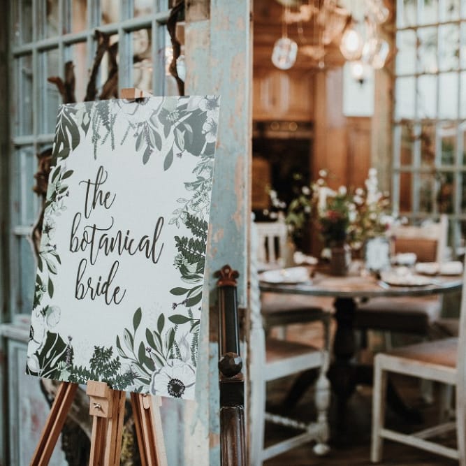 Botanical Bride Inspiration Shoot At The Botanist In Sheffield