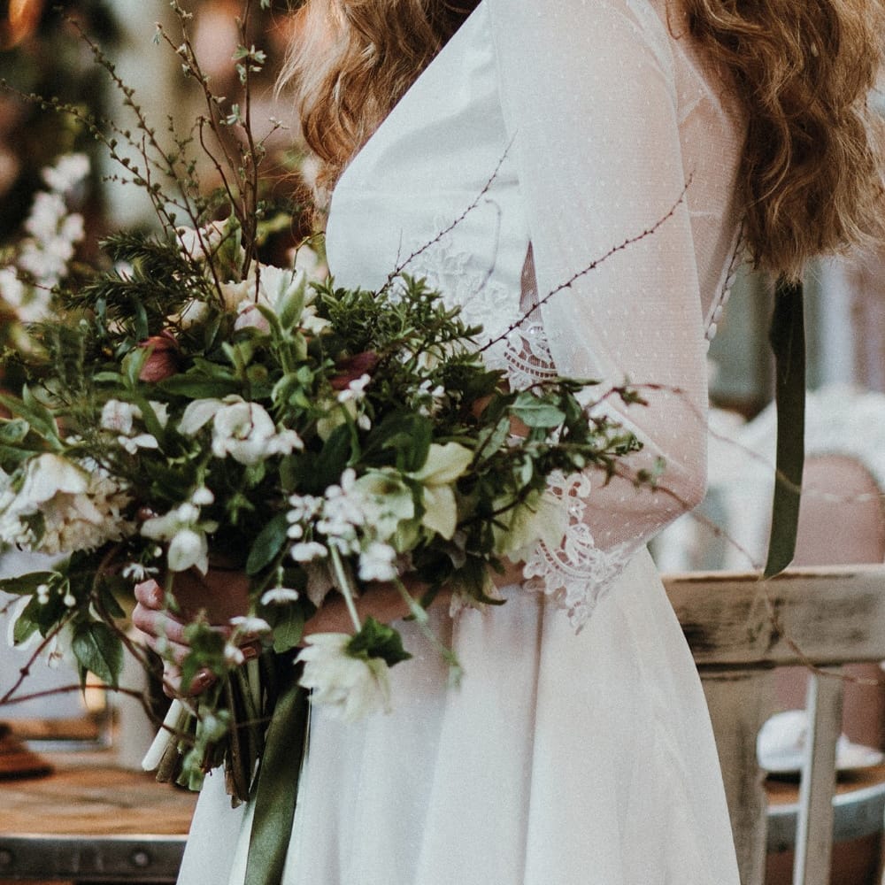 Botanical Bride Inspiration Shoot At The Botanist In Sheffield