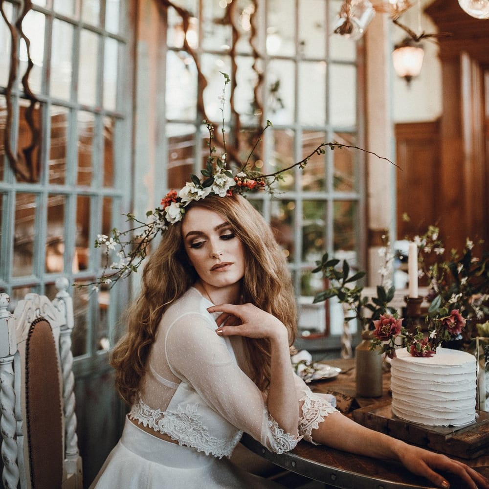Botanical Bride Inspiration Shoot At The Botanist In Sheffield
