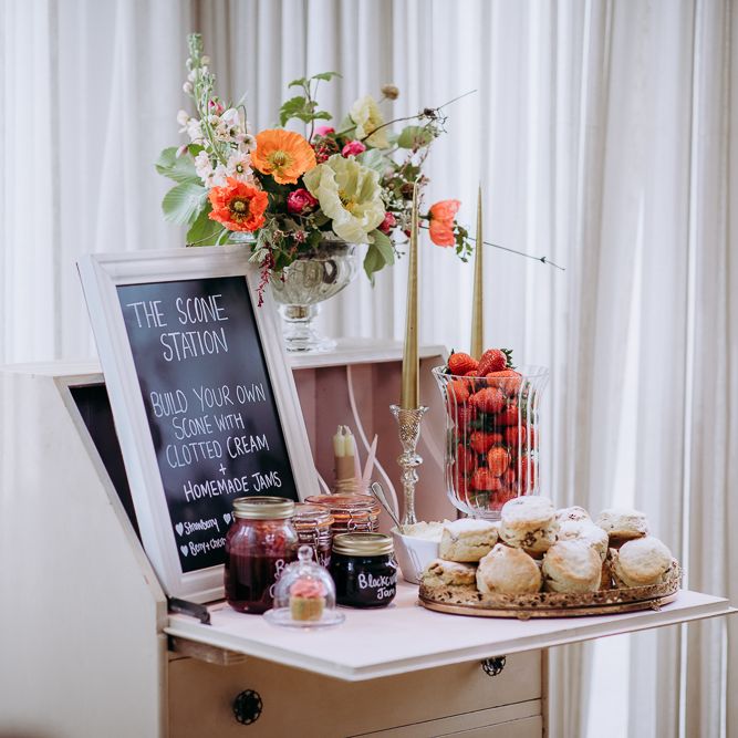 Scone Station // Hen Party Afternoon Tea And Flower Crown Workshop