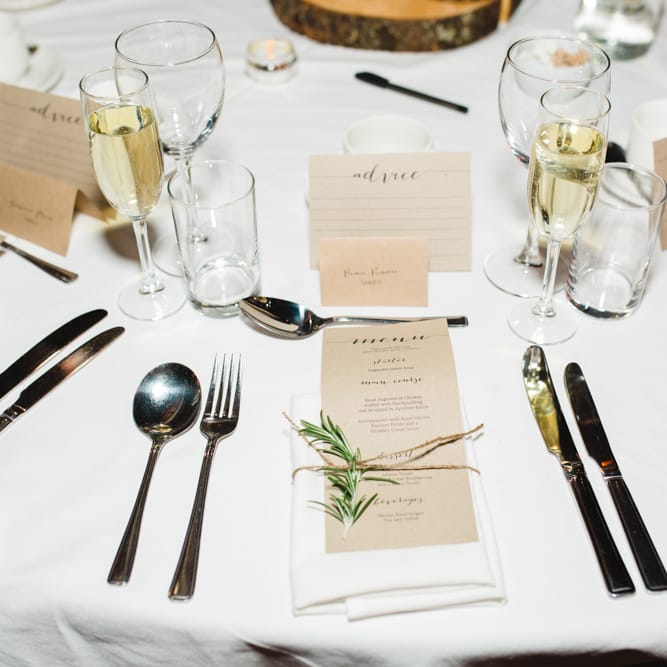 Place Setting | The Gibson's Photography | Second Shooter Martin Venherm | White Balloon Films