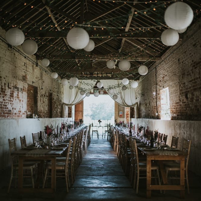DIY Rustic Barn Wedding at Fishley Hall in Norfolk with Berry Flowers