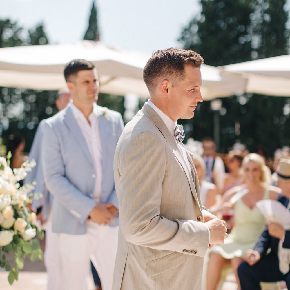 Groom at the Altar