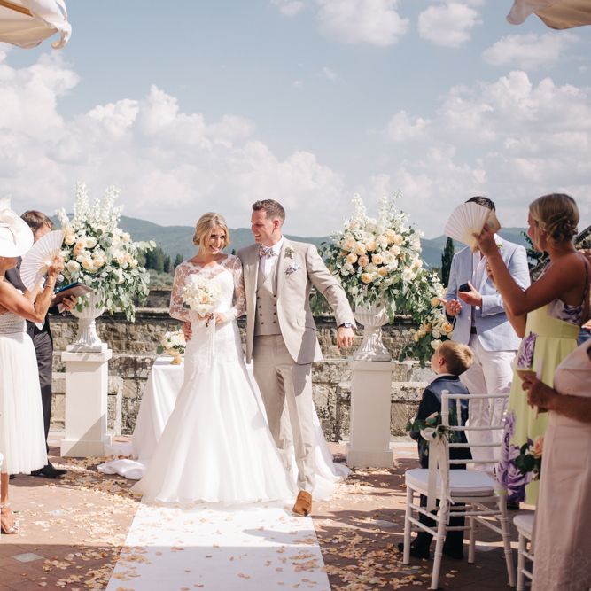 Outdoor Wedding Ceremony | Married