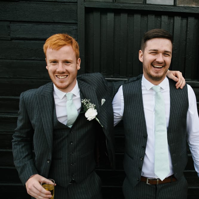 Thames Chase Community Centre Wedding With Bride In Sequinned Justin Alexander Dress & Bridesmaids In Mint Green With Images From Chris Barber