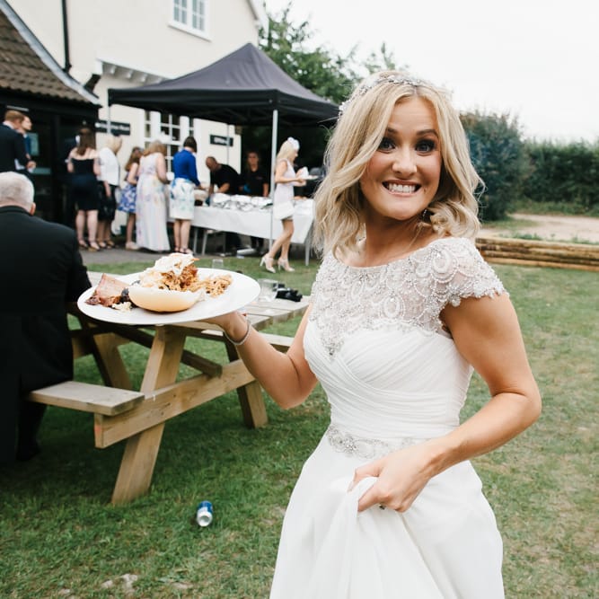 Thames Chase Community Centre Wedding With Bride In Sequinned Justin Alexander Dress & Bridesmaids In Mint Green With Images From Chris Barber