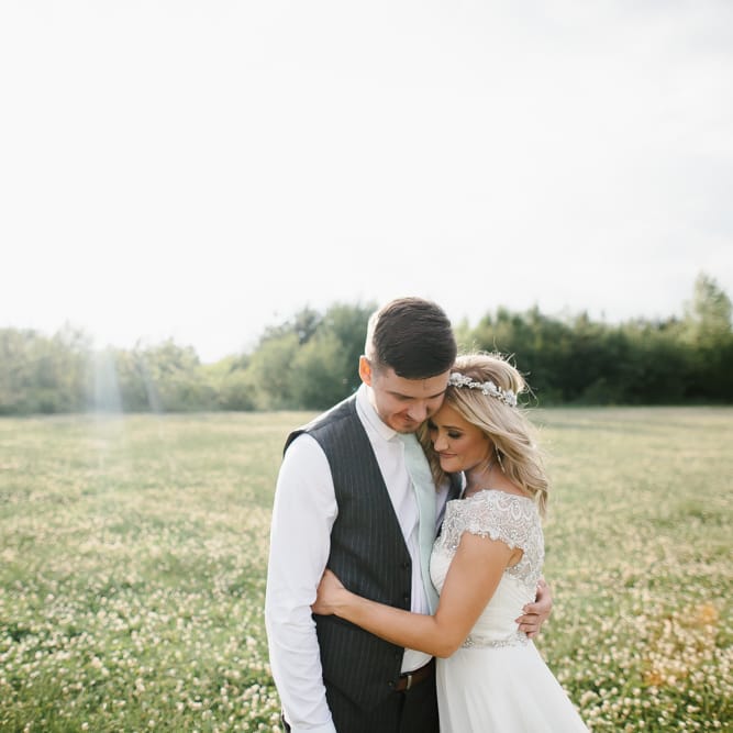 Thames Chase Community Centre Wedding With Bride In Sequinned Justin Alexander Dress & Bridesmaids In Mint Green With Images From Chris Barber