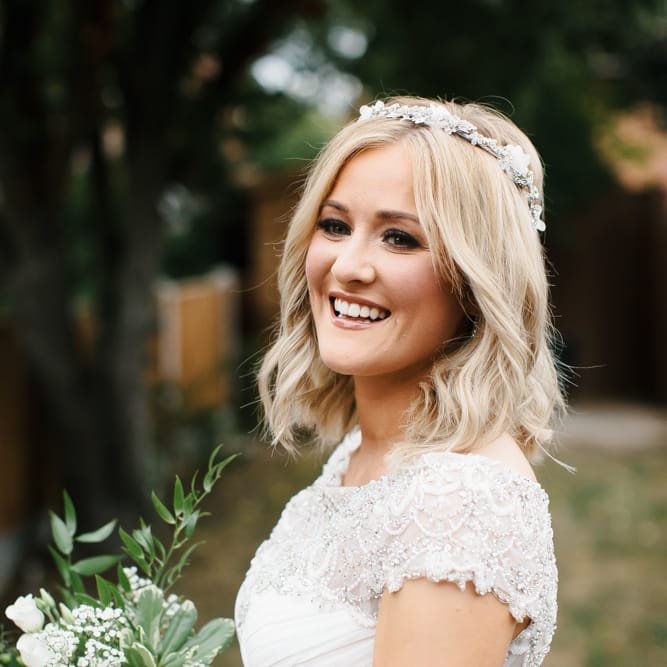 Thames Chase Community Centre Wedding With Bride In Sequinned Justin Alexander Dress & Bridesmaids In Mint Green With Images From Chris Barber