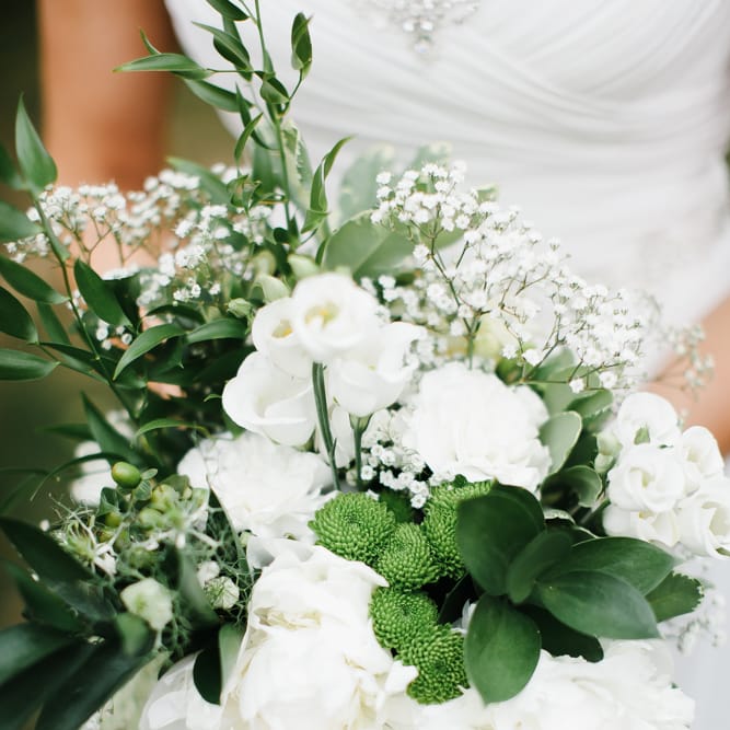 White Wedding Bouquet