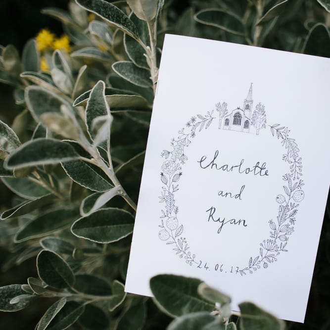 Hand Illustrated Wedding Stationery