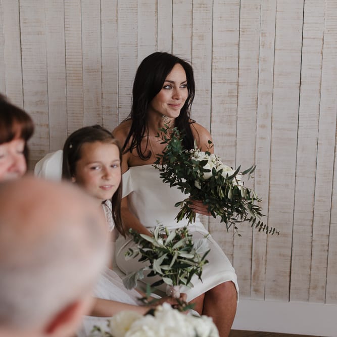 Intimate Coastal Wedding At Watergate Bay Hotel Cornwall With Bride In Blackburn Bridal & Images From Sebastien Boudot