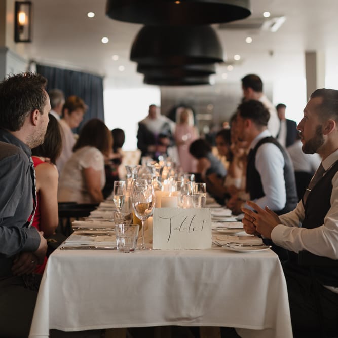 Intimate Coastal Wedding At Watergate Bay Hotel Cornwall With Bride In Blackburn Bridal & Images From Sebastien Boudot