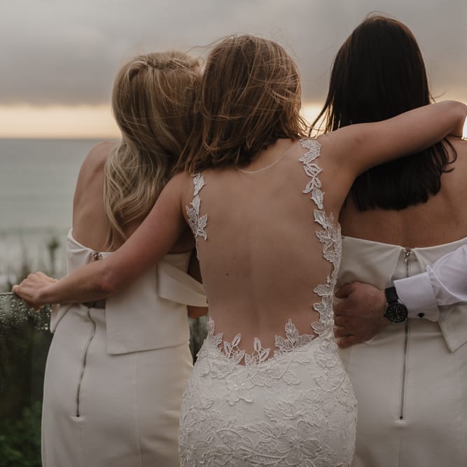 Intimate Coastal Wedding At Watergate Bay Hotel Cornwall With Bride In Blackburn Bridal & Images From Sebastien Boudot
