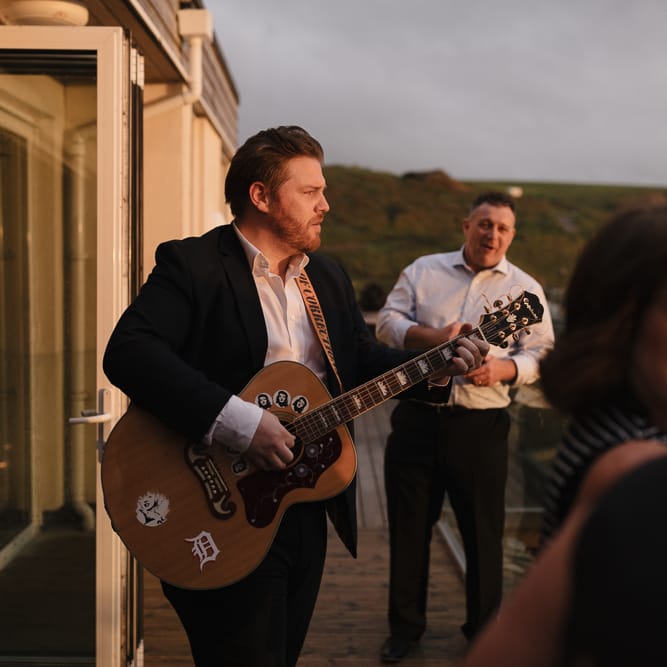 Intimate Coastal Wedding At Watergate Bay Hotel Cornwall With Bride In Blackburn Bridal & Images From Sebastien Boudot