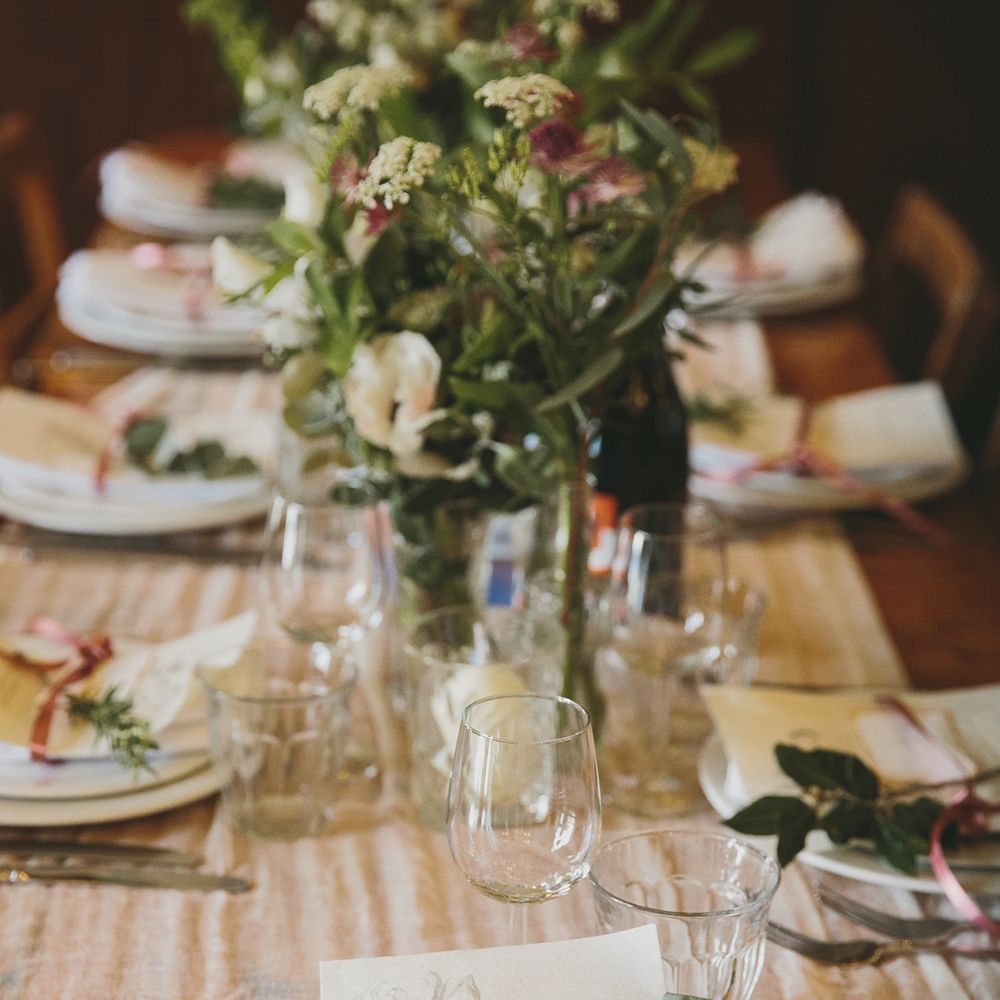 Table Decor | Wedding Reception | Brunswick House | Images by McKinley Rogers