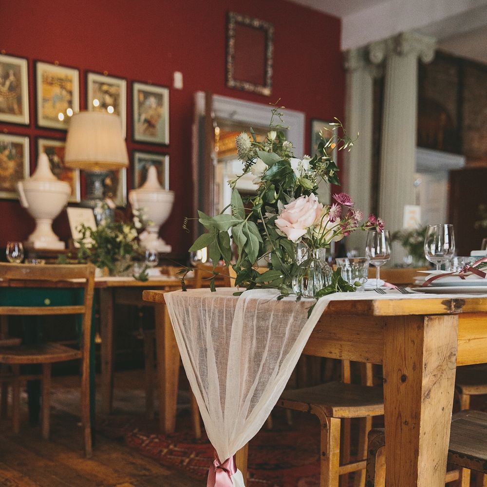Table Decor | Wedding Reception | Brunswick House | Images by McKinley Rogers
