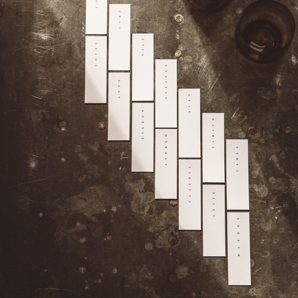 Minimalist & Elegant Wedding Stationery | Hilde. Stories