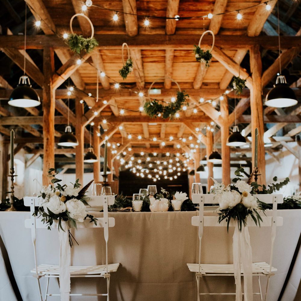 Chair Back Decor | Chic Rustic French Wedding at Le Morimont Styled by Féelicité | Photography by Chloe