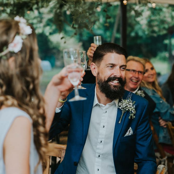 Wedding Guest | Outdoor Woodland Wedding at The Dreys in Kent | Fern Edwards Photography