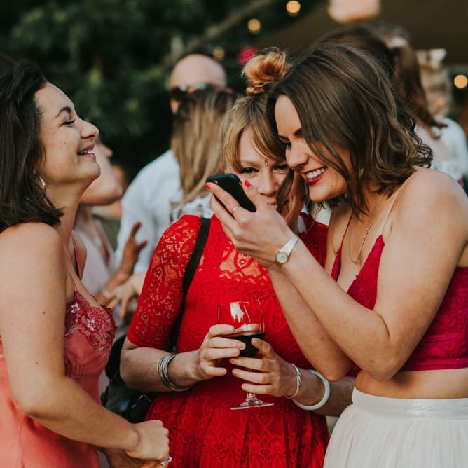 Wedding Guests | Outdoor Woodland Wedding at The Dreys in Kent | Fern Edwards Photography