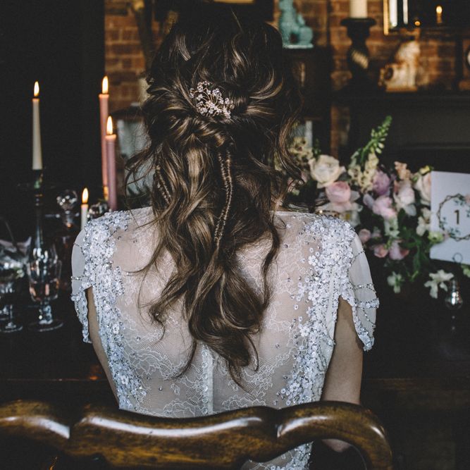 Dark Hues For An Intimate Wedding Inspiration Shoot At The Green Man Winchester With Stationery By Geri Loves Emi And Images From Carrie Lavers Photography