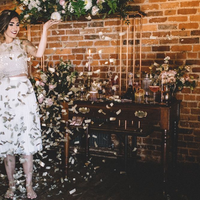 Dark Hues For An Intimate Wedding Inspiration Shoot At The Green Man Winchester With Stationery By Geri Loves Emi And Images From Carrie Lavers Photography