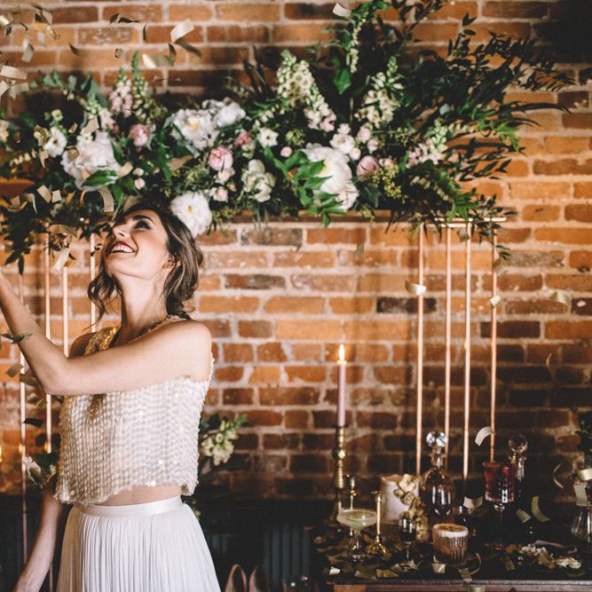 Dark Hues For An Intimate Wedding Inspiration Shoot At The Green Man Winchester With Stationery By Geri Loves Emi And Images From Carrie Lavers Photography
