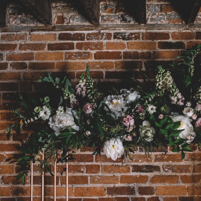 Dark Hues For An Intimate Wedding Inspiration Shoot At The Green Man Winchester With Stationery By Geri Loves Emi And Images From Carrie Lavers Photography
