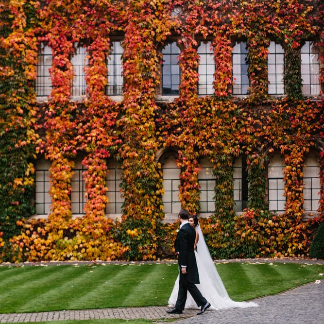 Elegant Autumnal Wedding At Rugby School With Bride In Mira Zwillinger And Groom In Tails