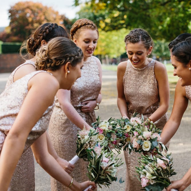 Bridesmaids In Sequins