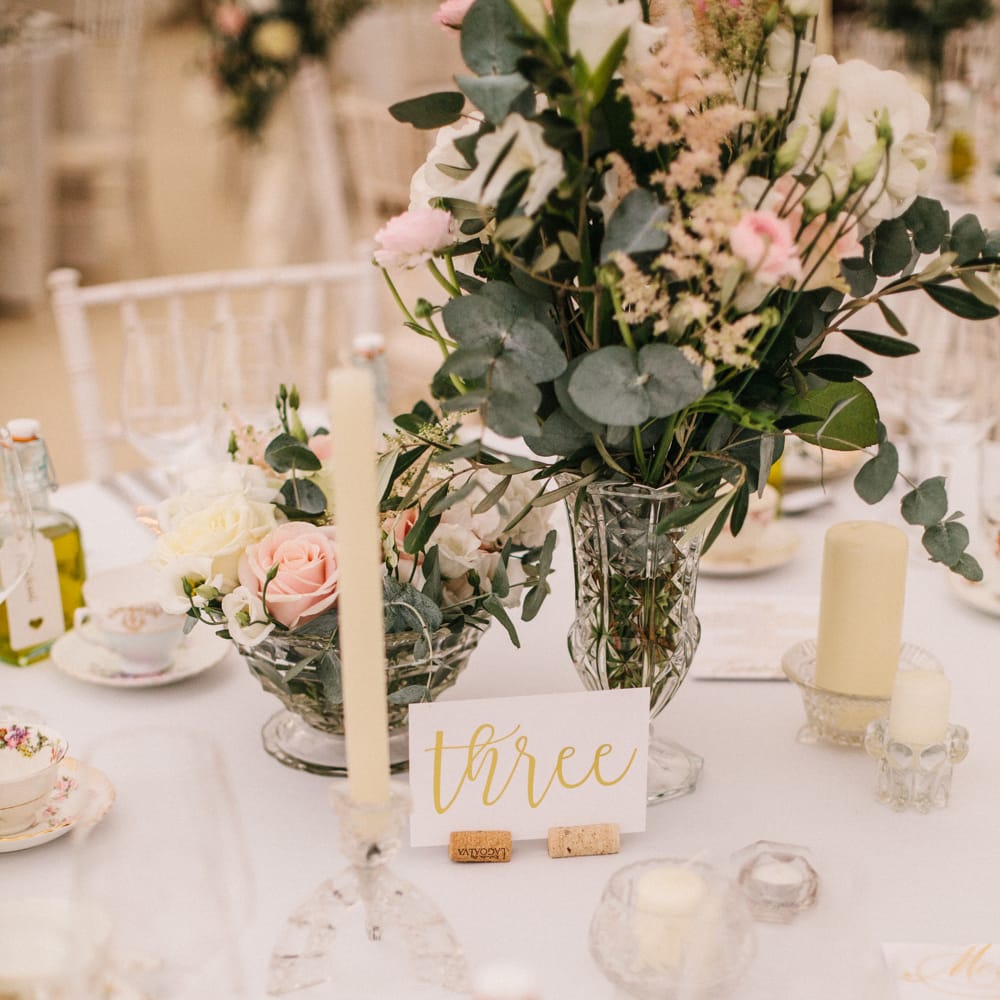 Marquee Wedding With Elegant Pink & Gold Decor