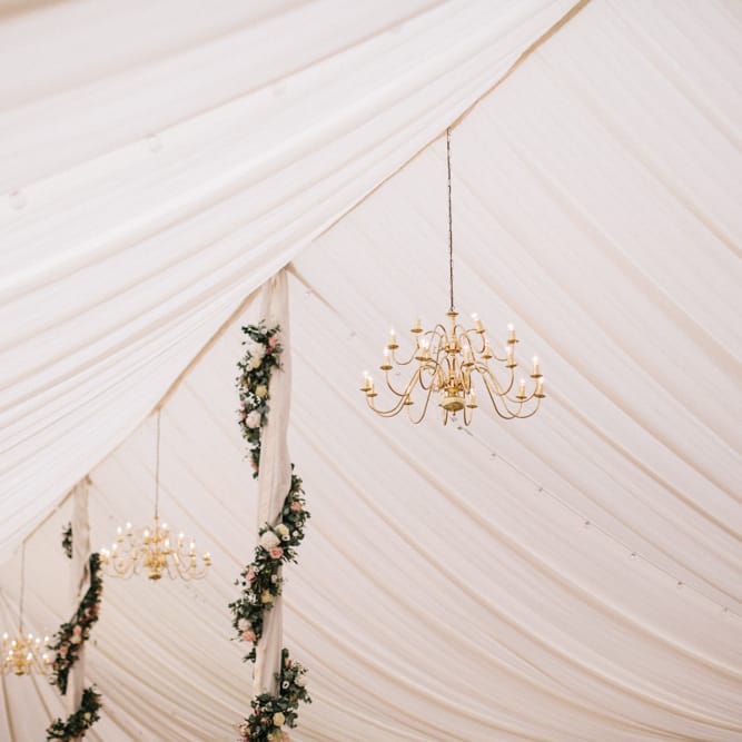 Marquee Wedding With Elegant Pink & Gold Decor