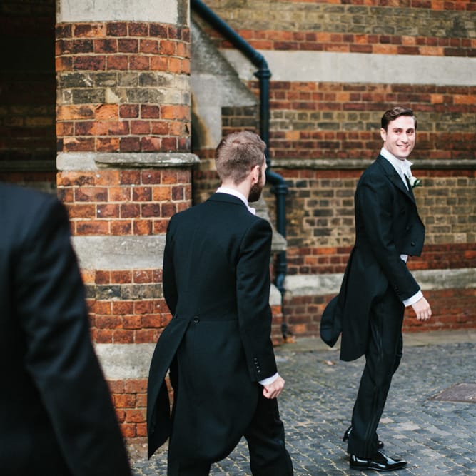 Groom Arriving At Ceremony