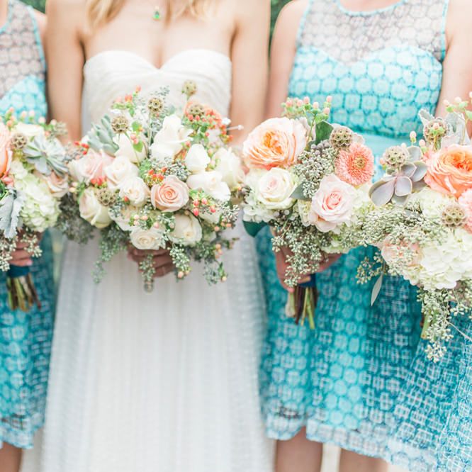 Peach & Cream Bouquets