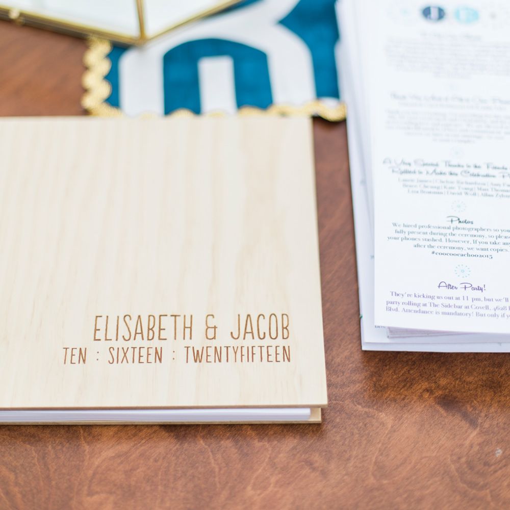 Wooden Guest Book