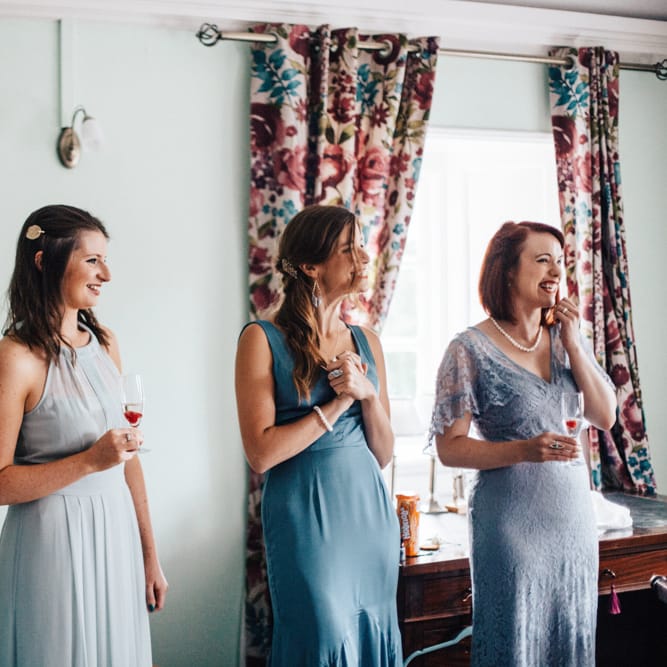 Wedding Morning Bridal Preparations | Colourful DIY Wedding at Barley Wood Country House in Somerset | A Thing Like That Photography