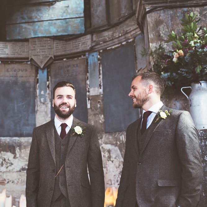 Groom & Groomsmen In Tweed