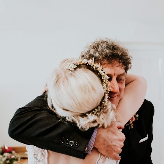 Bride in Artisan Dried Flowers Crown | Colourful Outdoor Wedding at Lineham Farm in Leeds | Shutter Go Click Photography