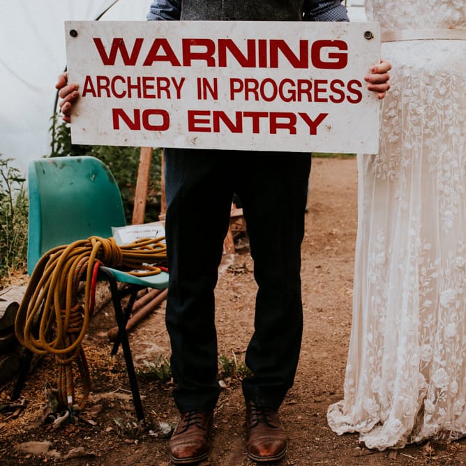 Bride in Catherine Deane Gown | Groom in Ben Sherman Suit, Bow Tie & Gingham Shirt | Colourful Barn Reception at Lineham Farm in Leeds | Shutter Go Click Photography